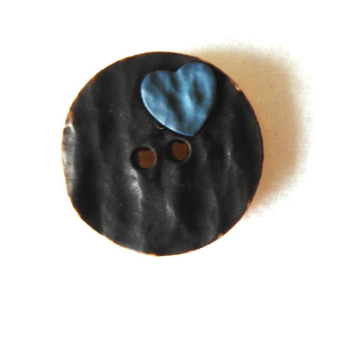 Trachtenknöpfe braun blau