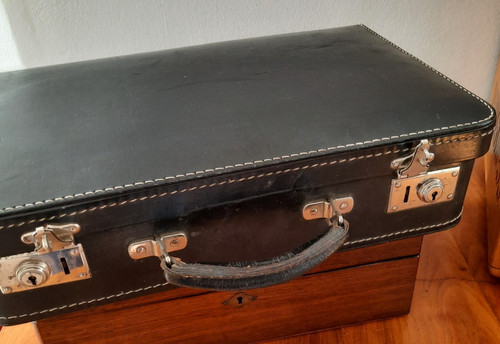 Vintage koffer klein pappe - klein,,