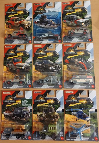 Matchbox jurassic world - matchbox,