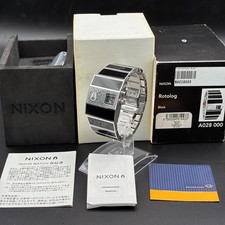 Nixon rotolog black - black, digital