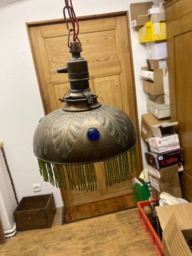 Lampe jugendstil messing - jugendstil,