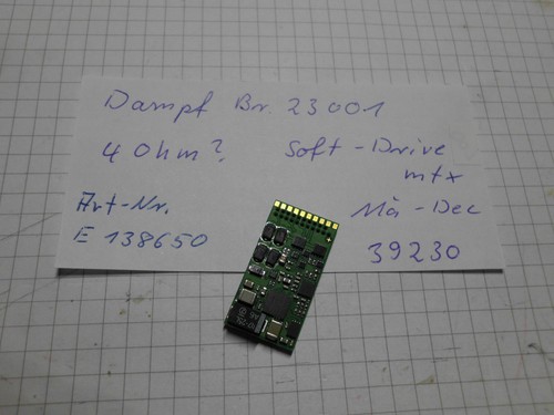 Märklin mfx sound - mfx, decoder