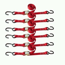 6 Pack 1"x6' Cam Buckle