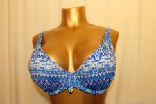 PRIMA DONNA halb unterlegtes Bikini Top tief BONIFACIO 4009719 electric blue NEU