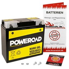Batterie 21Ah Moto Guzzi V50 Monza 80-84 GEL startbereit + wartungsfrei m. Pfand