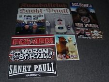 10 VERSCHIEDENE  AUFKLEBER VON USP , ULTRAS ST.PAULI   " NEU "