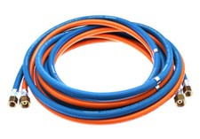 Schlauch Sauerstoff Propan 10 Meter Autogen O2 Flüssiggas Doppelschlauch Gas