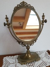 Vintage Tisch-Spiegel Messing