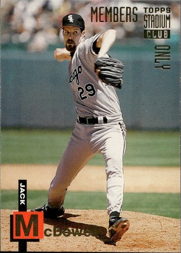 Jack mcdowell 1994 topps - jack,