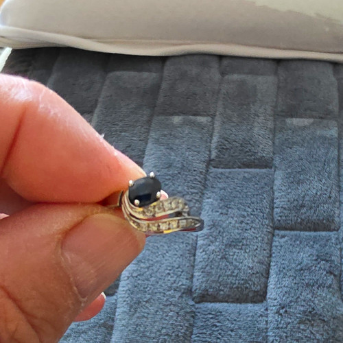 14k 585 weißgold ring größe - 585,