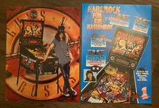 Data East Guns N Roses / 2 Flyer (deutsch + US) / Flipper Pinball