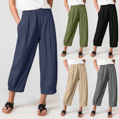 Damen haremshose baggy palazzo - damen,