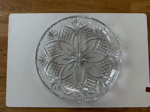 Vintage servierschale kristall - servierschale,
