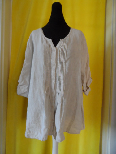 Ulla popken leinen bluse - popken, gr