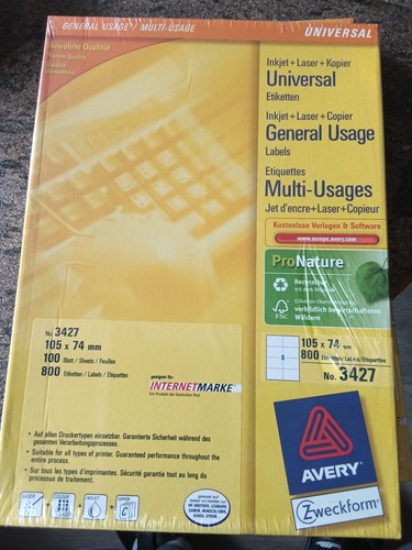 Zweckform avery 3427 800 - ,