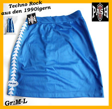 Pash Jeans Minirock Rock M L Original 90r Raver Techno Polyester Rock selten alt