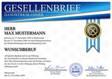 Gesellenbrief
