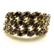 Gold champagner diamant - 10, kt