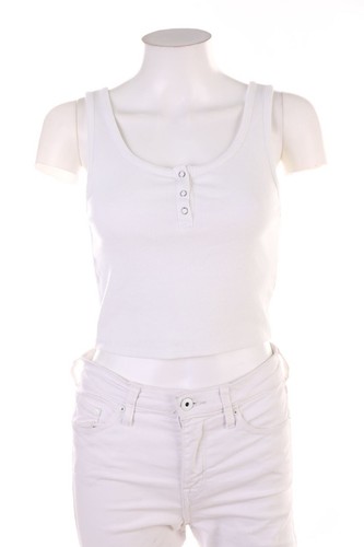 Forever crop top weiß - forever, m
