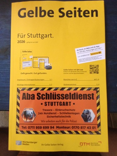 Telefonbuch gelbe seiten - gelbe,