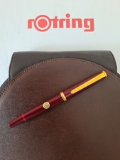 Rotring Renaissance Kolbenfüller Füllhalter "EF" dunkelrot NOS unbenutzt Sammler