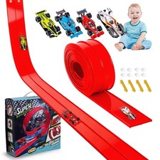 Flexible Autorennbahn 5m mit 4