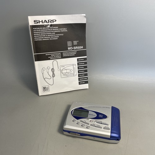 Sharp minidisc portable - sharp,