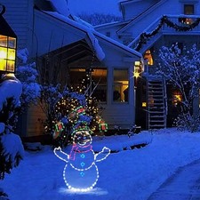 LED Schneemann Ornament