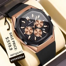 Herrenuhr mit Silikonarmband