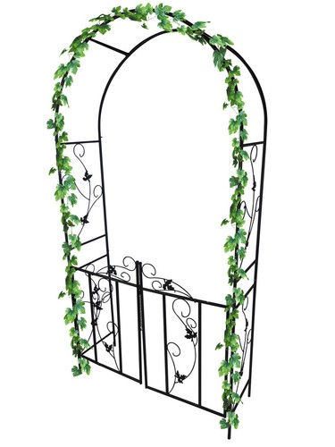 Metall gartenbogen mit - metall,