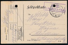Feldpost Feldpostkarte 1915 11.Kp. Bayr. L.I.R. 4 Schwebheim SB