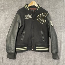 Cordon College Jacke Größe S Cordonsport Leder Bomberjacke Berlin Vintage c86