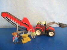 6132 Stroh Förderband + Traktor zu  4490 5119 6120 Bauernhof Playmobil 8645