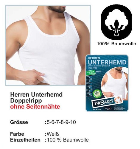 Pack achselhemd unterhemd - 1-24,
