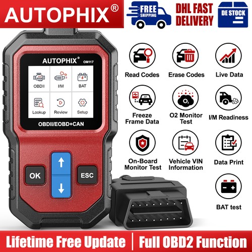 Om117 obd2 auto motor - obd2,