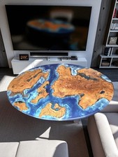 Handgemacht Ozean Welle Blau