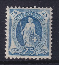 Schweiz 1907/08 Stehende
