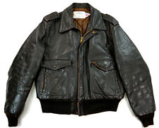 SCHOTT IS674SM A-2 Navy US Vintage Piloten Bomber Flieger Lederjacke 54 L-XL