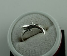 Sterling Silber Ring  Delphin  verschiedene Größen  Delfin