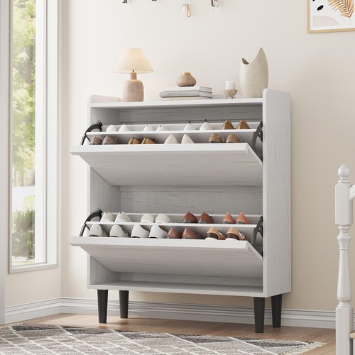 Weiß schuhschrank klappen - schuhschrank,