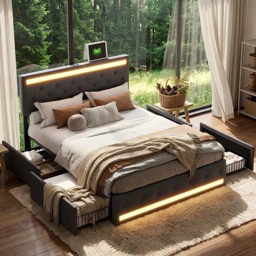 Polsterbett doppelbett - polsterbett,