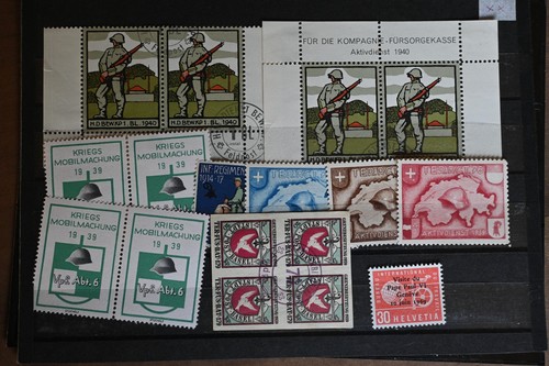 725 schweiz soldatenmarken - 725,