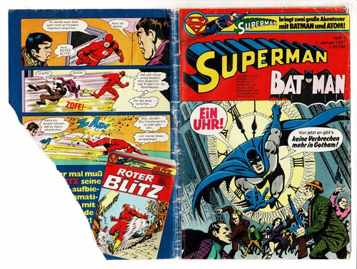 Superman und batman 1977 heft - superman,