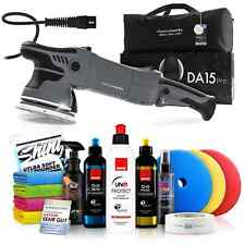 Exzenter Poliermaschine chemicalworkz DA15 Pro mit Rupes Politurset 14-tlg.