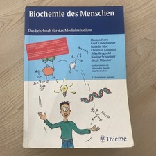 Biochemie des Menschen. Das Lehrbuch für das Medizinstud... | Buch | Zustand gut