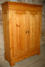 BIEDERMEIER  KLEIDERSCHRANK  2TÜRER  WEICHHOLZ  