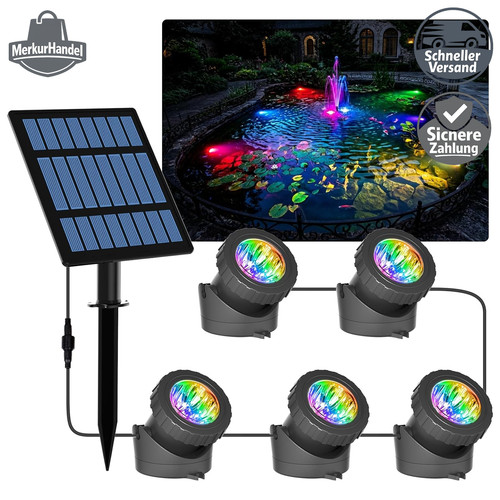 Solar teichbeleuchtung rgb - solar,