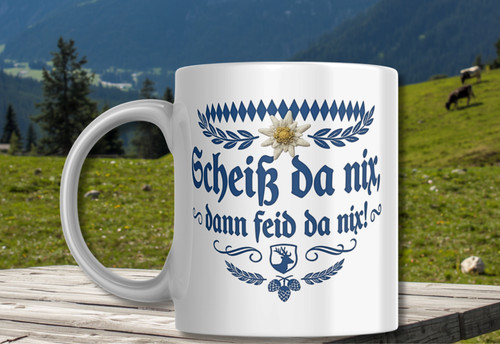 Bayerische tasse scheiß - bayerische,