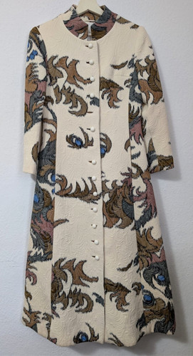 Mantelkleid mantel jacquard - mantelkleid,