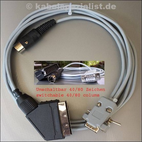Commodore c128 c128d kabel - c128,